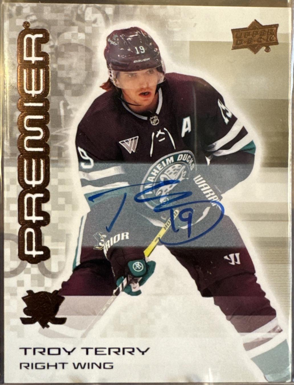 Troy Terry [Bronze Autograph] #19
