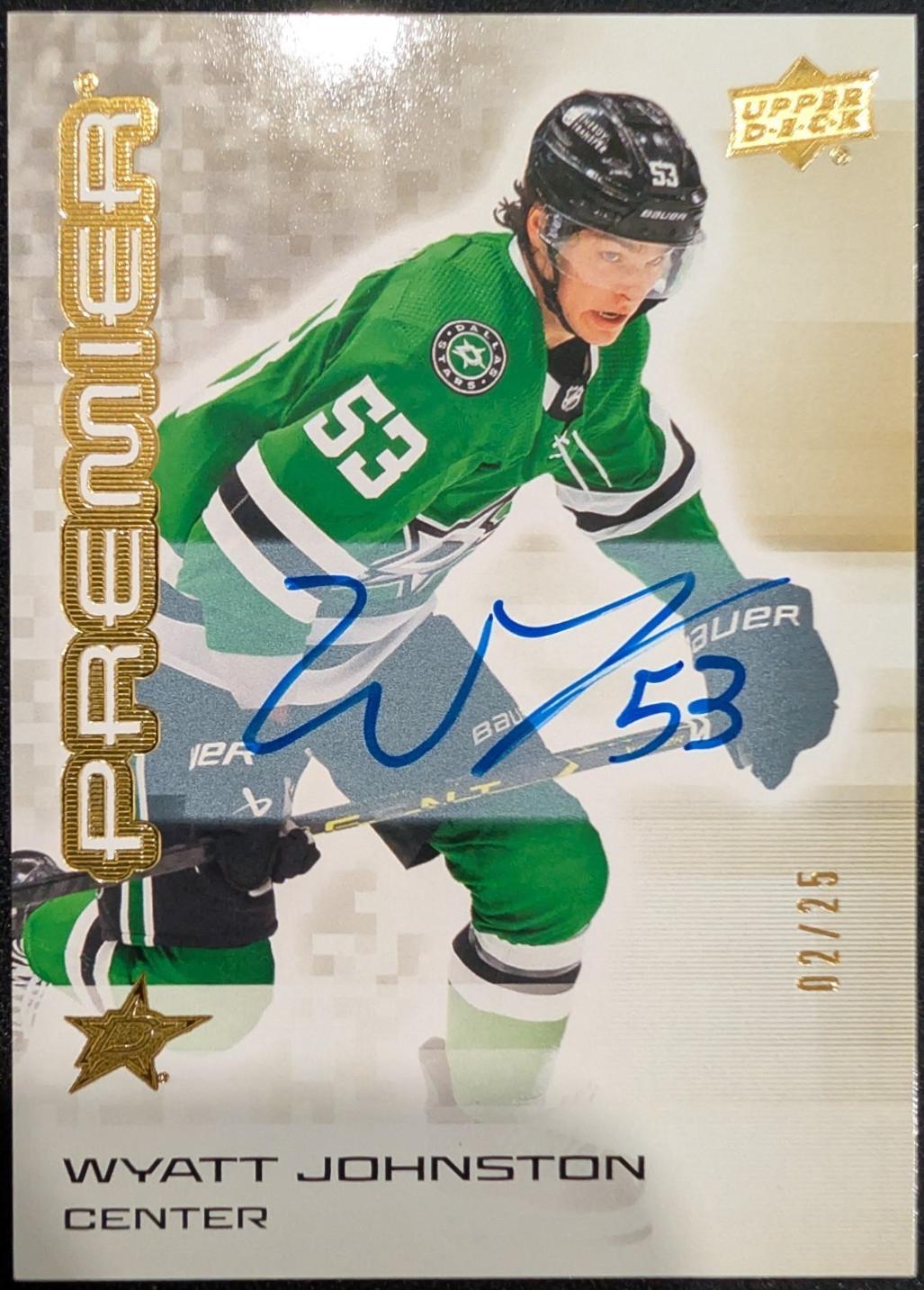 Wyatt Johnston [Gold Autograph] #53