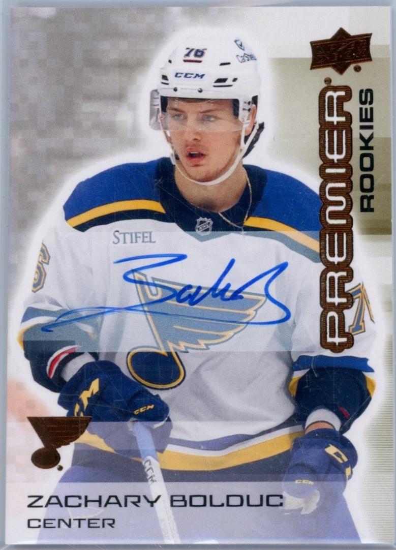 Zachary Bolduc [Bronze Autograph] #140