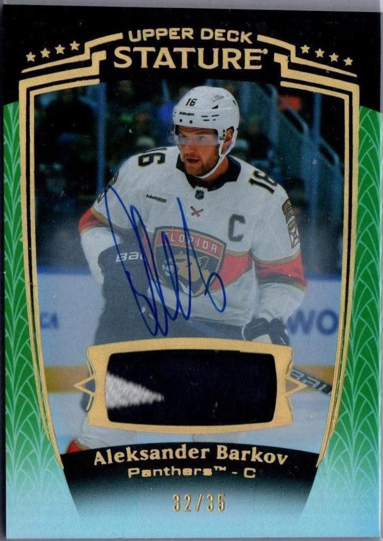 Aleksander Barkov [Green Autograph Memorabilia] #2
