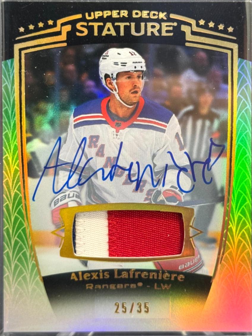 Alexis Lafreniere [Green Autograph Memorabilia] #24