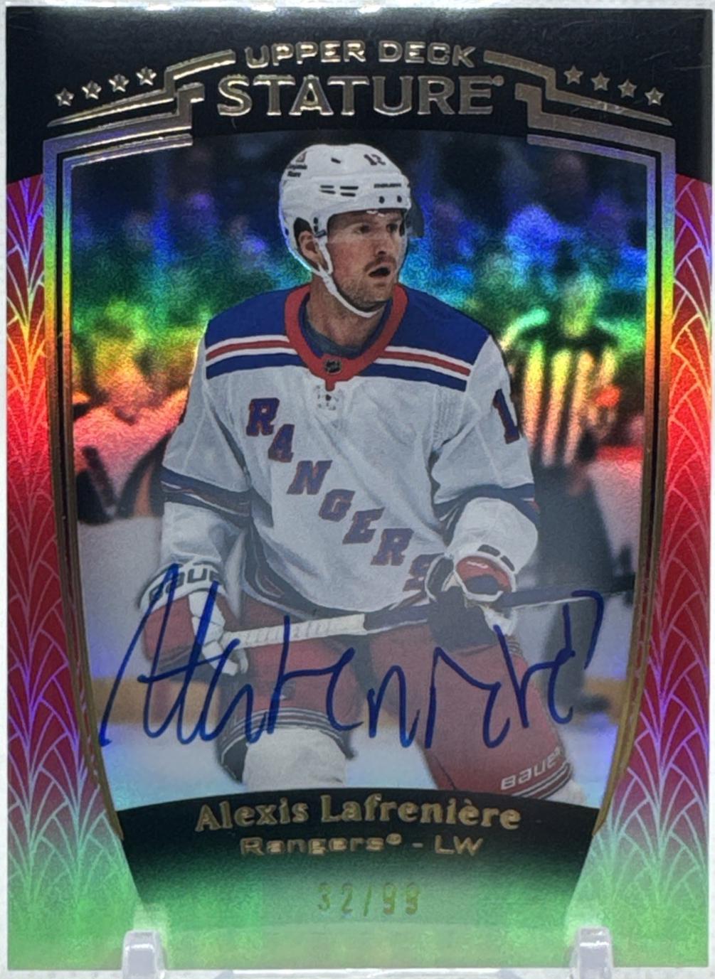 Alexis Lafreniere [Red Autograph] #24
