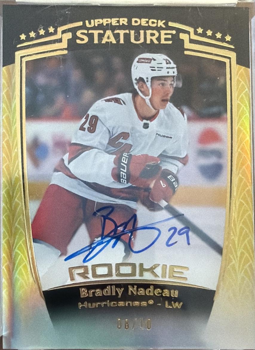 Bradly Nadeau [Gold Autograph] #47
