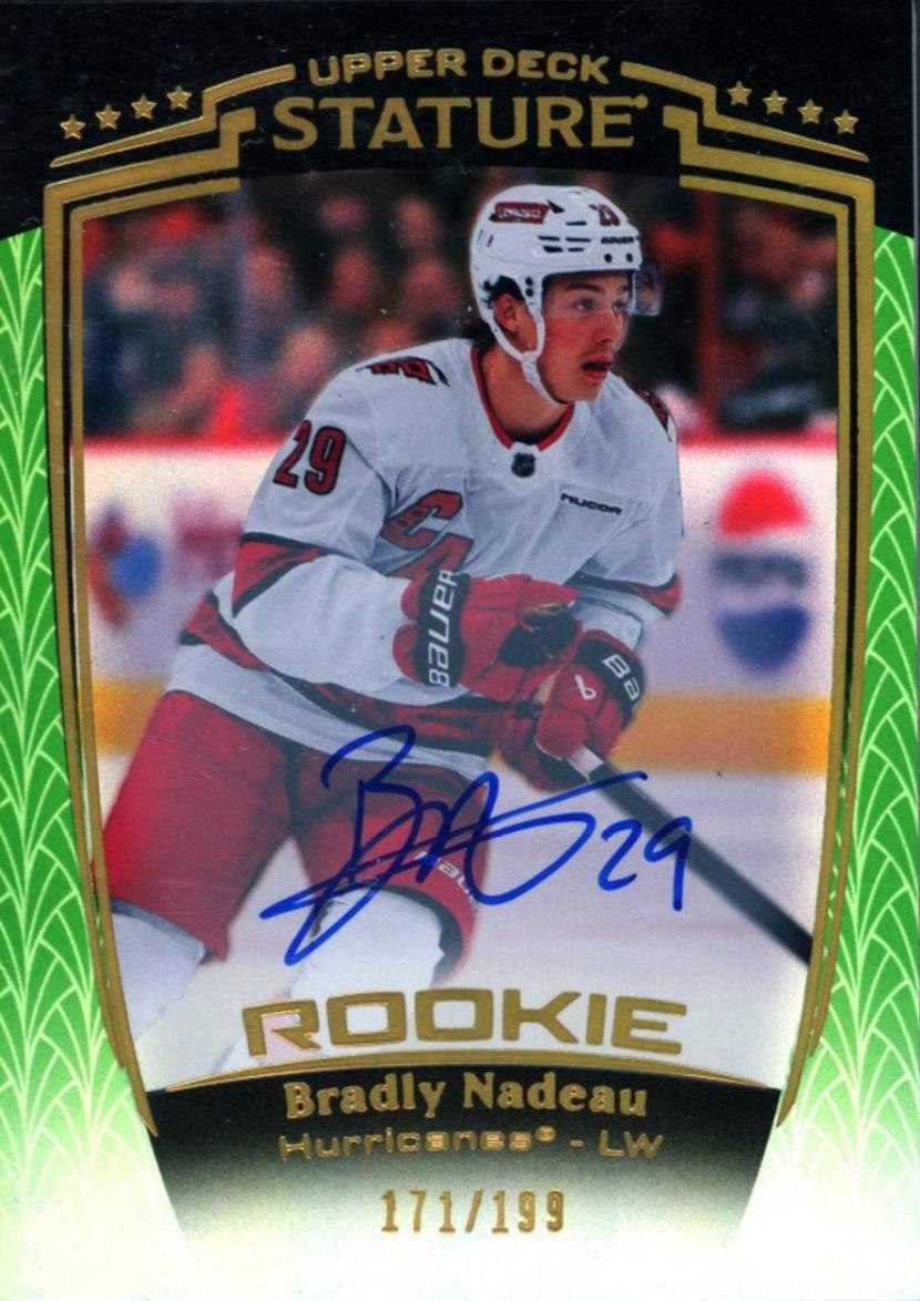 Bradly Nadeau [Green Autograph] #47
