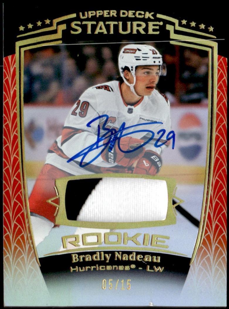 Bradly Nadeau [Orange Autograph Memorabilia] #47