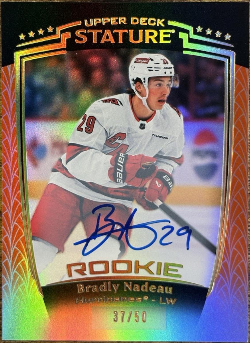 Bradly Nadeau [Orange Autograph] #47