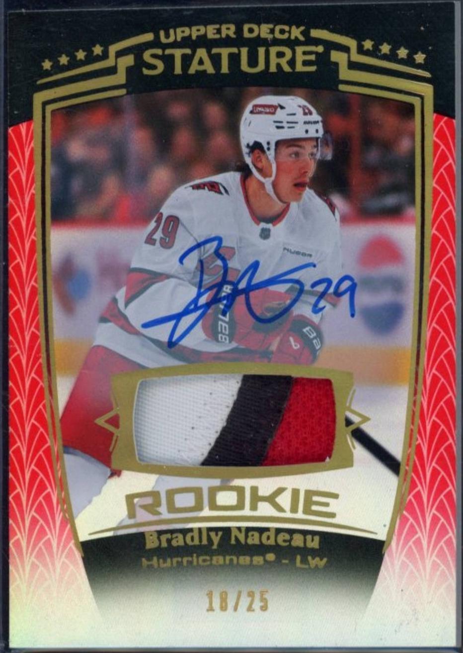 Bradly Nadeau [Red Autograph Memorabilia] #47