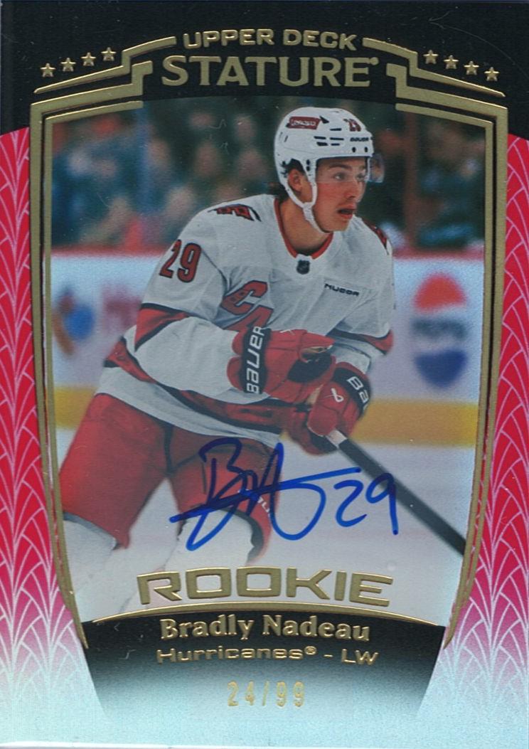 Bradly Nadeau [Red Autograph] #47