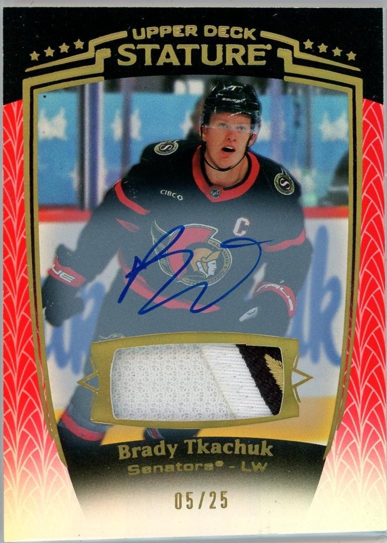 Brady Tkachuk [Blue Autograph] #1