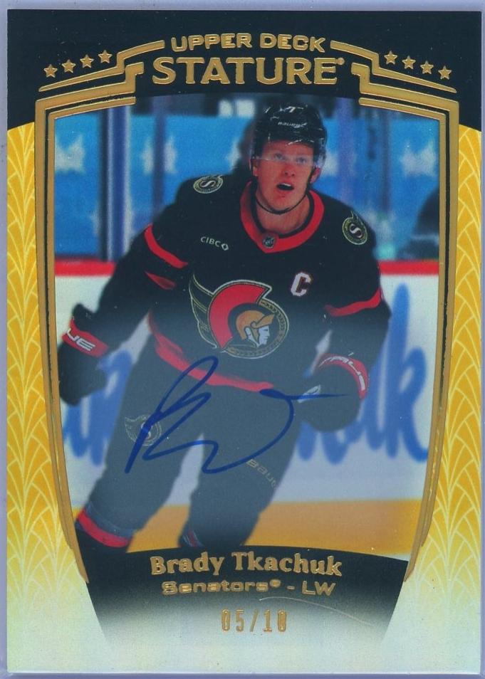 Brady Tkachuk [Gold Autograph] #1