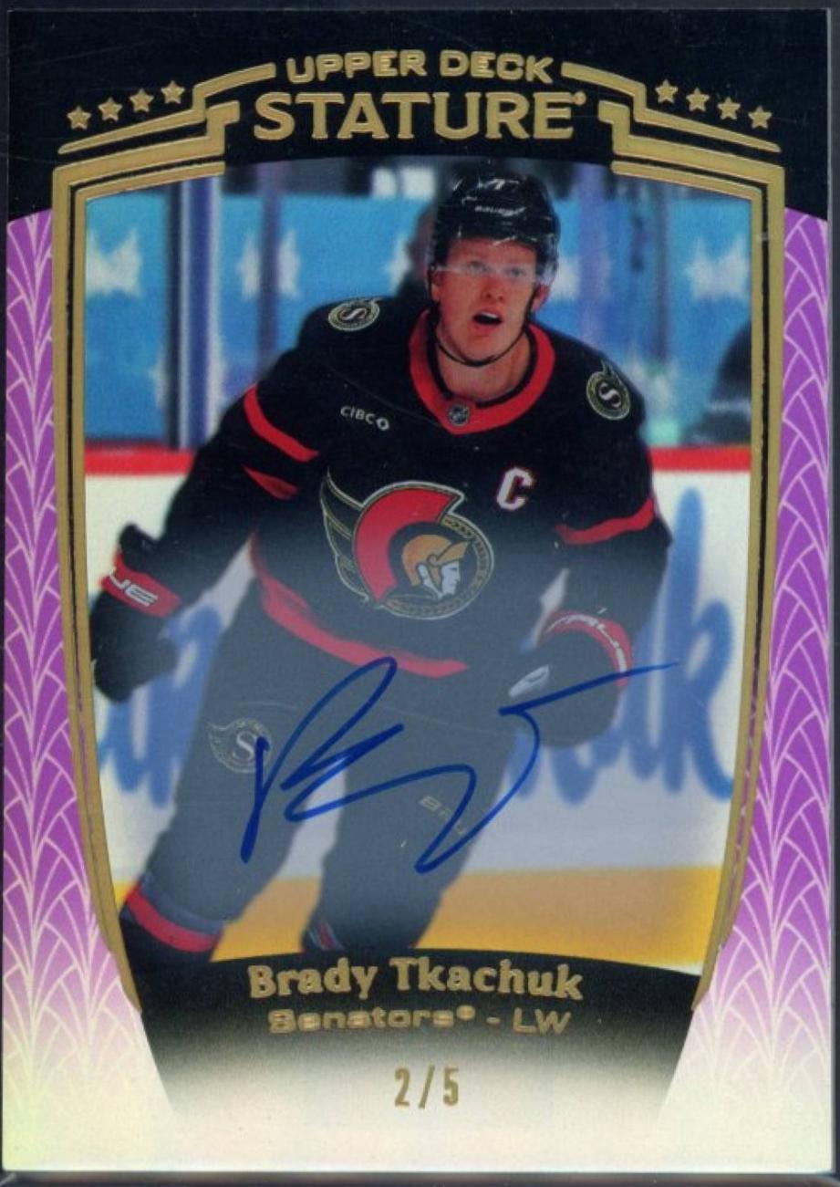 Brady Tkachuk [Purple Autograph] #1