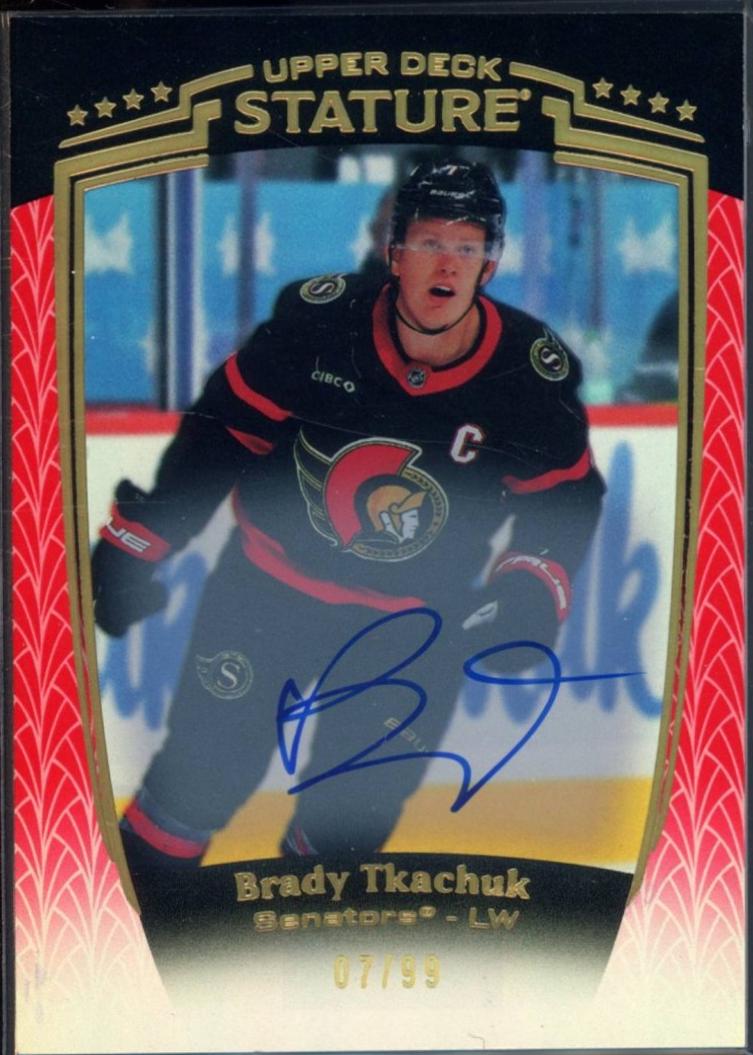 Brady Tkachuk [Red Autograph] #1