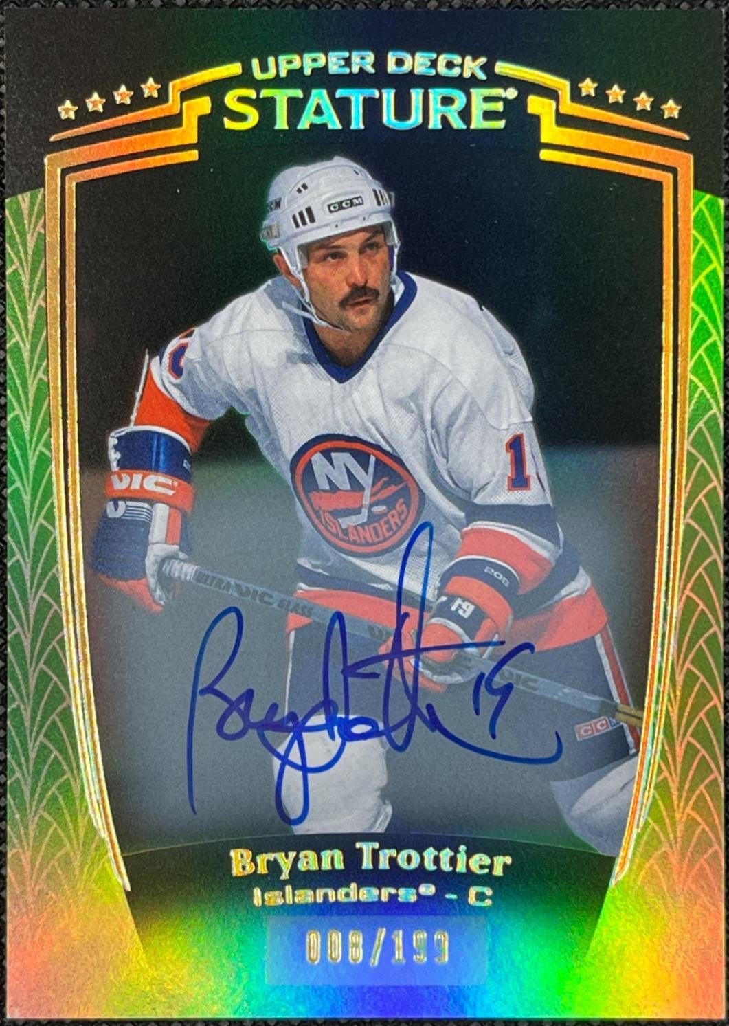 Bryan Trottier [Green Autograph] #28