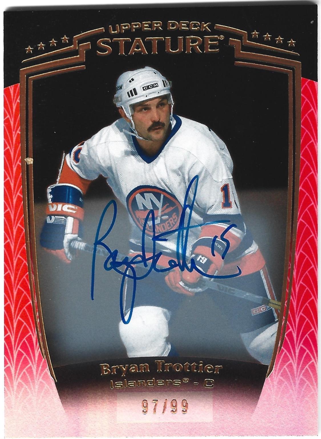 Bryan Trottier [Red Autograph] #28