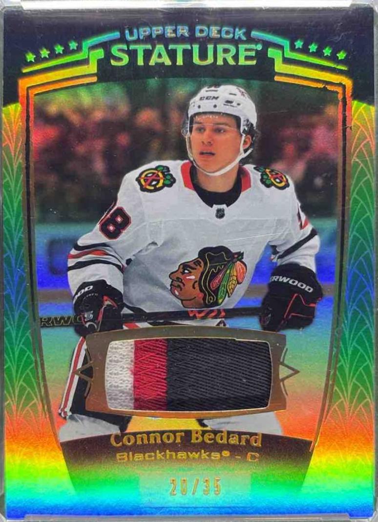 Connor Bedard [Green Memorabilia] #25