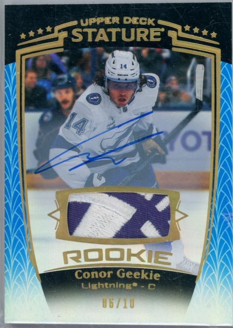 Conor Geekie [Blue Autograph Memorabilia] #33
