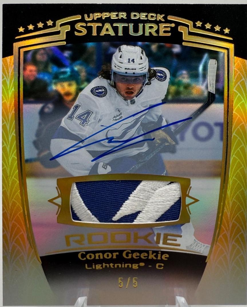 Conor Geekie [Gold Autograph Memorabilia] #33