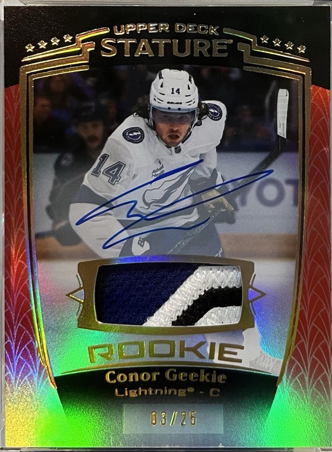 Conor Geekie [Red Autograph Memorabilia] #33