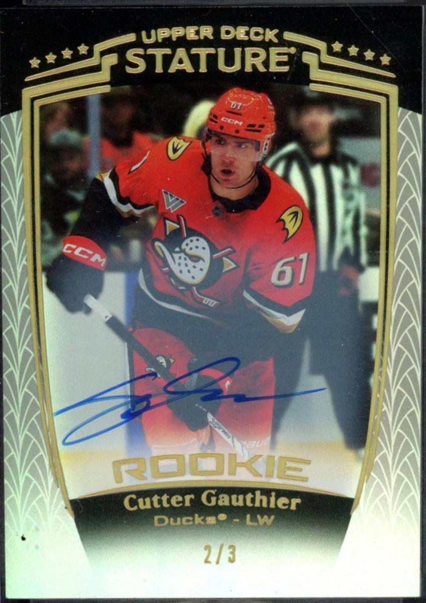 Cutter Gauthier [Black Autograph] #38