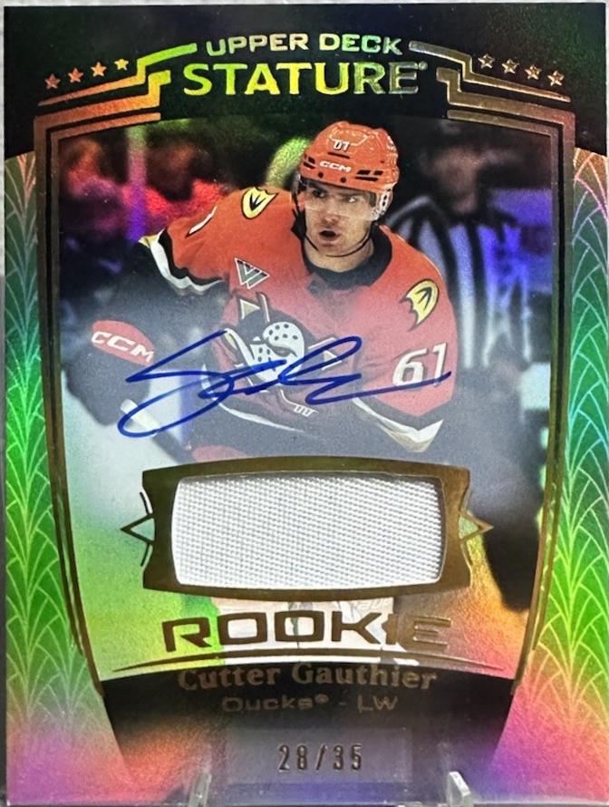 Cutter Gauthier [Green Autograph Memorabilia] #38