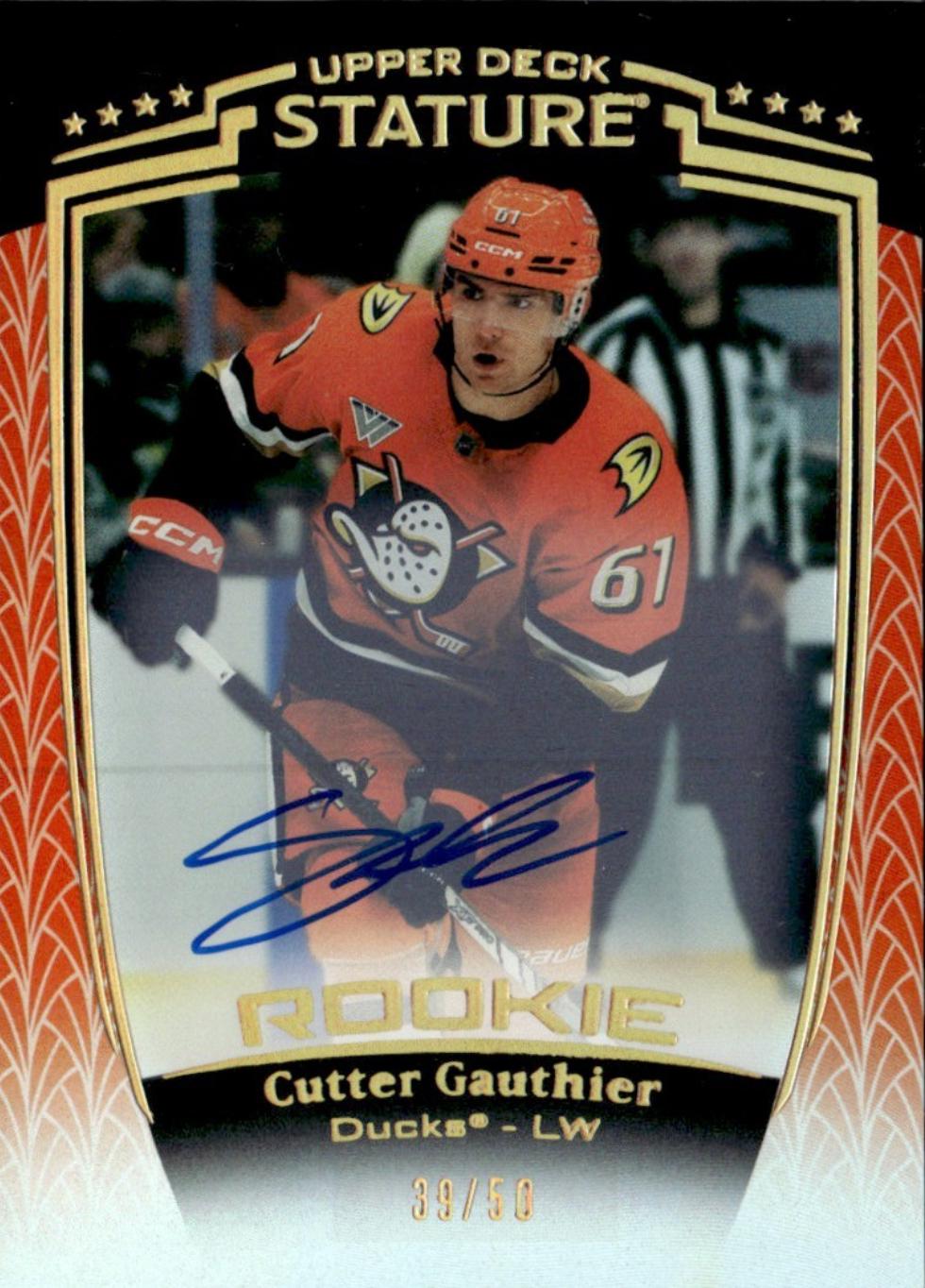 Cutter Gauthier [Orange Autograph] #38