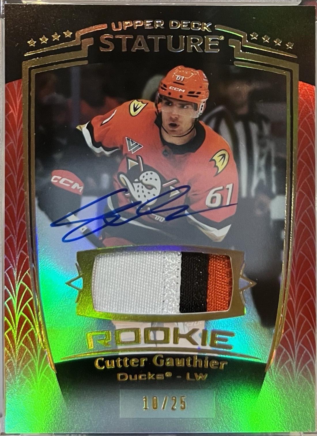 Cutter Gauthier [Red Autograph Memorabilia] #38
