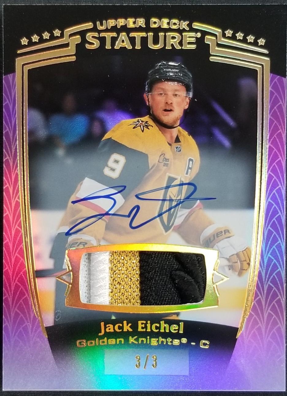 Jack Eichel [Purple Autograph Memorabilia] #7
