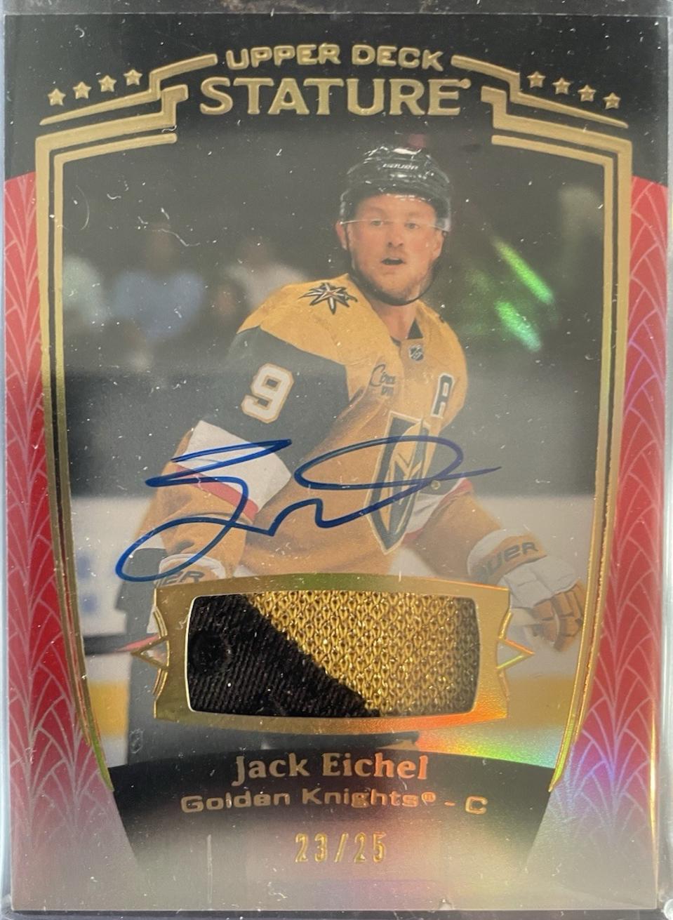 Jack Eichel [Red Autograph Memorabilia] #7