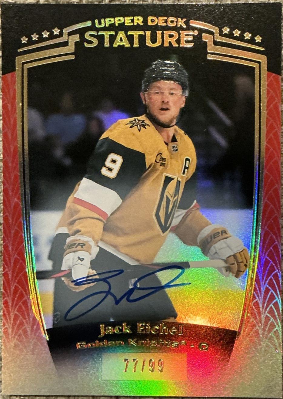 Jack Eichel [Red Autograph] #7
