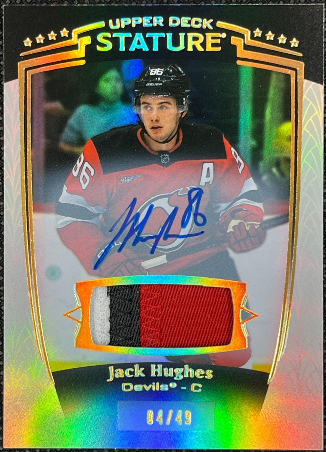 Jack Hughes [Autograph Memorabilia] #12