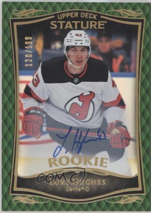 Jack Hughes [Green Autograph] #12