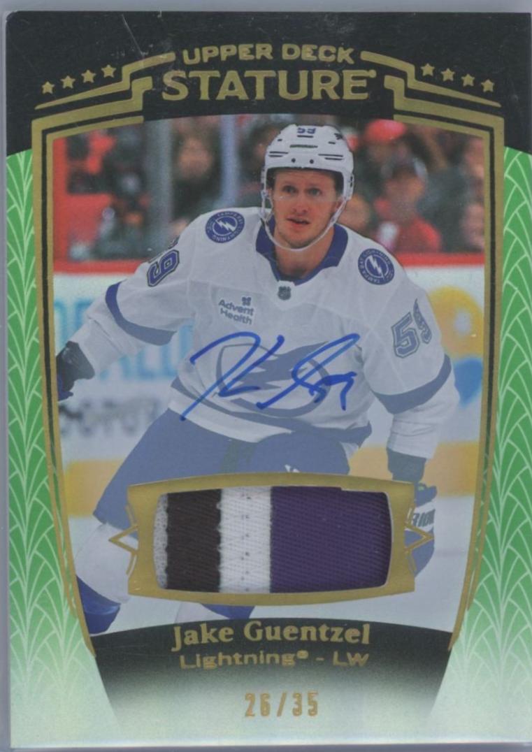 Jake Guentzel [Green Autograph Memorabilia] #16