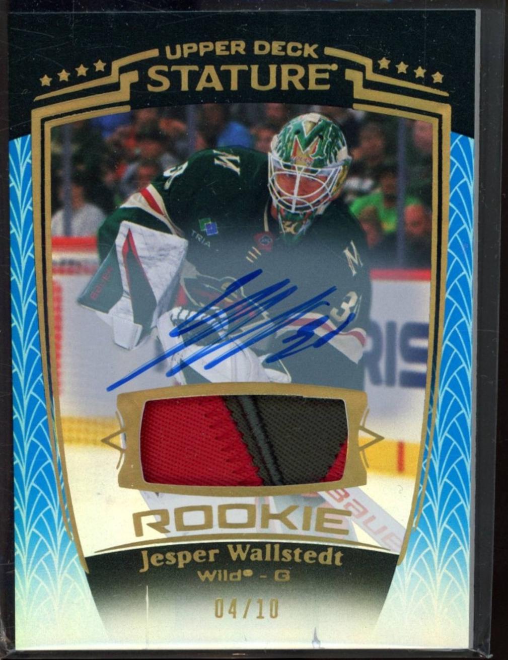 Jesper Wallstedt [Blue Autograph Memorabilia] #41