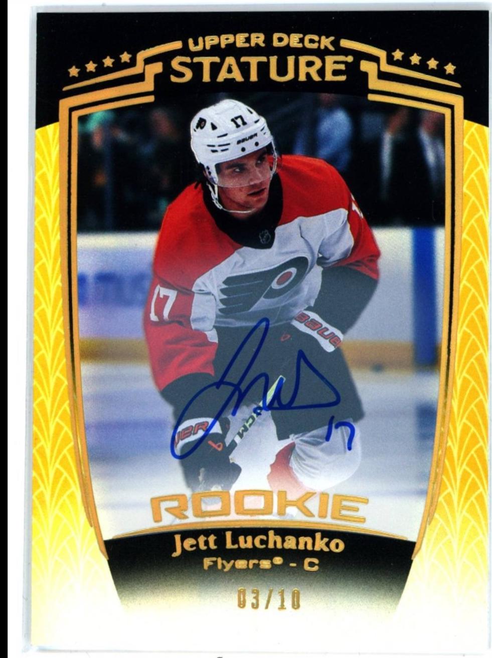 Jett Luchanko [Gold Autograph] #35