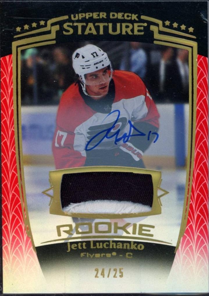 Jett Luchanko [Red Autograph Memorabilia] #35