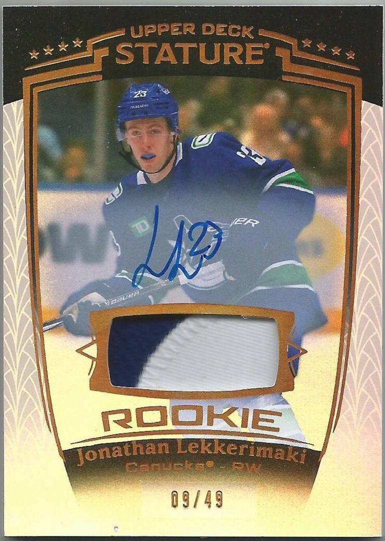 Jonathan Lekkerimaki [Autograph Memorabilia] #40
