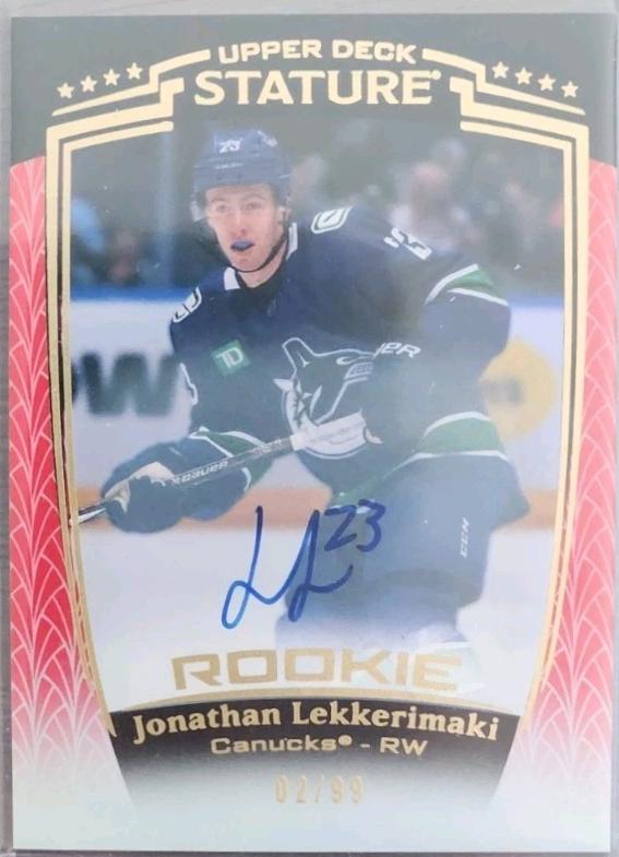Jonathan Lekkerimaki [Red Autograph] #40