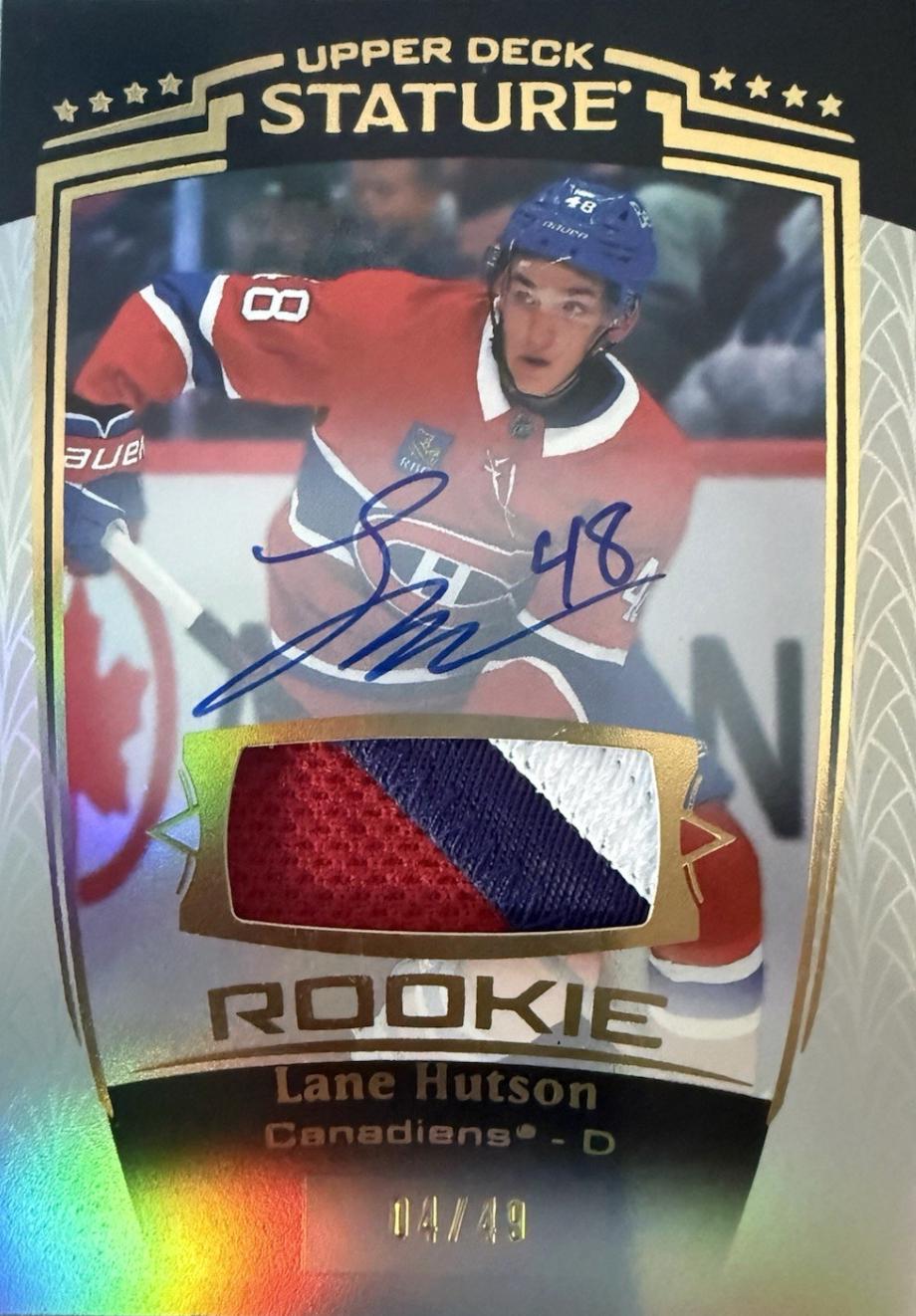 Lane Hutson [Autograph Memorabilia] #50