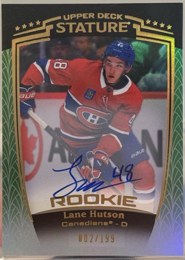 Lane Hutson [Green Autograph] #50