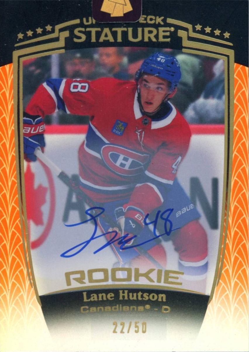 Lane Hutson [Orange Autograph] #50
