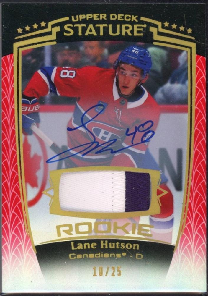 Lane Hutson [Red Autograph Memorabilia] #50