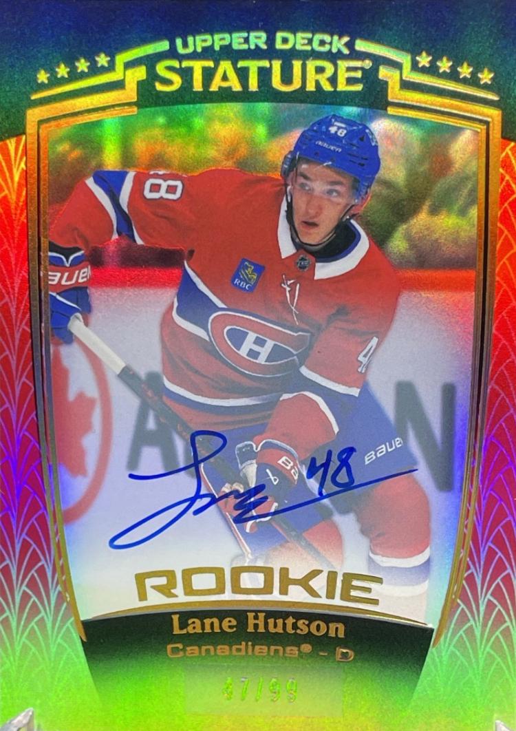 Lane Hutson [Red Autograph] #50