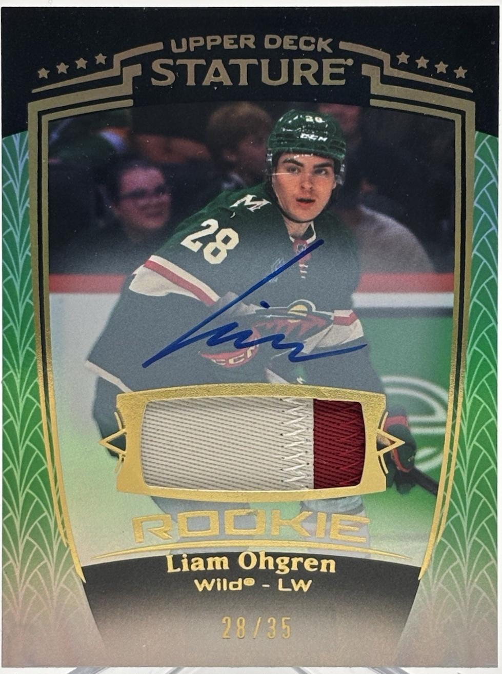 Liam Ohgren [Green Autograph Memorabilia] #48