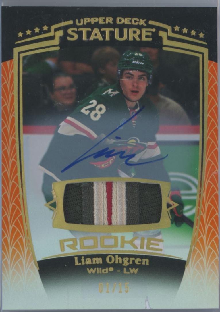 Liam Ohgren [Orange Autograph Memorabilia] #48