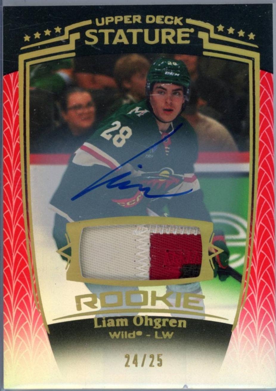 Liam Ohgren [Red Autograph Memorabilia] #48