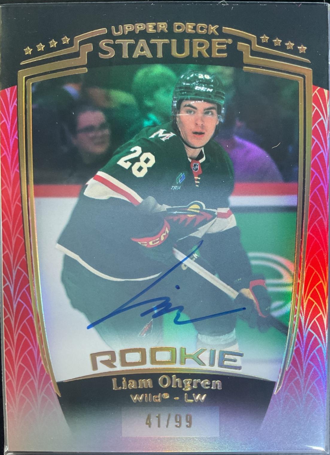 Liam Ohgren [Red Autograph] #48