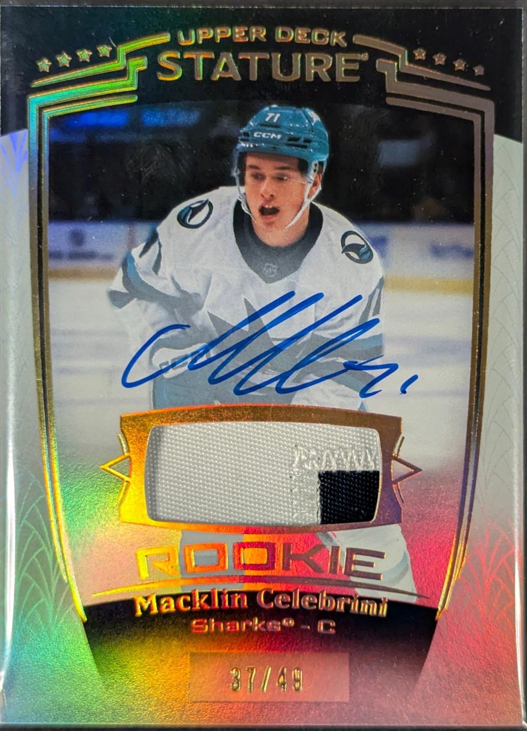 Macklin Celebrini [Autograph Memorabilia] #31