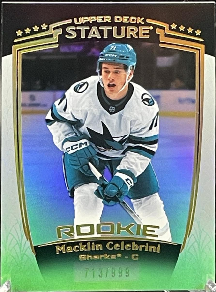 Macklin Celebrini [Black] #31