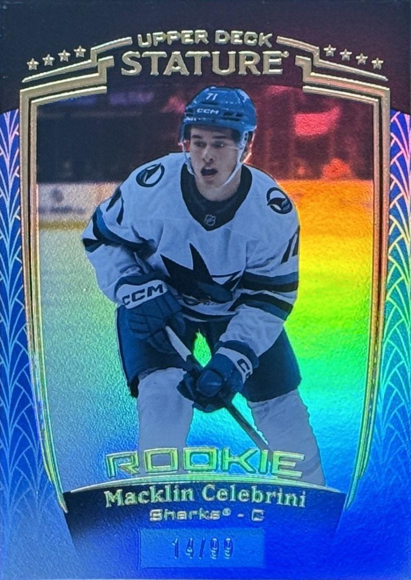 Macklin Celebrini [Blue] #31