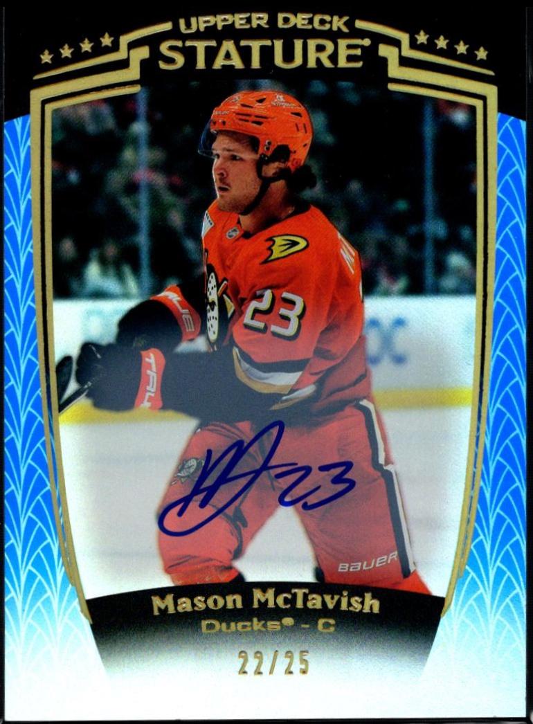 Mason McTavish [Blue Autograph] #5